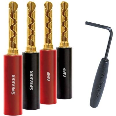 Audioquest SureGrip 100 BFA/Bananenstecker Pack de 12 - Argent - Publicité Audioquest SureGrip 100 BFA/Bananenstecker Pack de 12 - Argent - Publicité