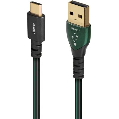 Kabel USB Forest AudioQuest 0,75m - Srebro wysokiej czystości dla cyfrowego dźwięku Kabel USB Forest AudioQuest 0,75m - Srebro wysokiej czystości dla cyfrowego dźwięku