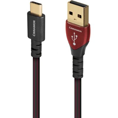 AudioQuest Cinnamon 1,5 m Red-Black High-Fidelity USB Cable - USB 3.0 AudioQuest Cinnamon 1,5 m Red-Black High-Fidelity USB Cable - USB 3.0