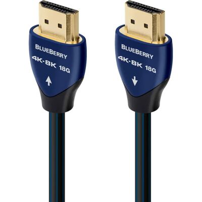 AudioQuest BlueBerry HDMI 1,5m 8K HDR eARC Kabel AudioQuest BlueBerry HDMI 1,5m 8K HDR eARC Kabel