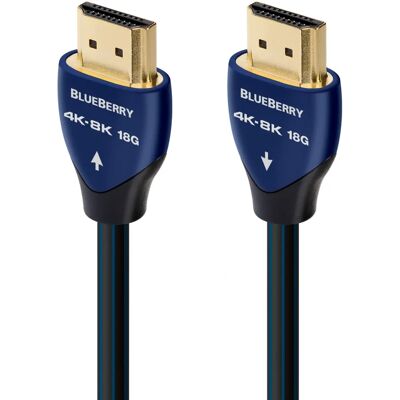 Kabel HDMI Blueberry 2m AudioQuest - Obsługuje 8K HDR eARC Kabel HDMI Blueberry 2m AudioQuest - Obsługuje 8K HDR eARC