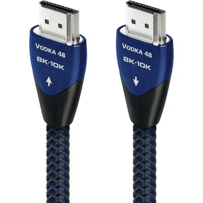 Audioquest Vodka 48G HDMI-Kabel - Unterstützt 10K, 8K/60Hz, 4K/120Hz - Hochgeschwindigkeitsvideo Audioquest Vodka 48G HDMI-Kabel - Unterstützt 10K, 8K/60Hz, 4K/120Hz - Hochgeschwindigkeitsvideo