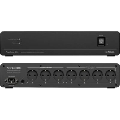 AudioQuest PowerQuest 303 - Steckdosenleiste - Schwarz - Überspannungsschutz AudioQuest PowerQuest 303 - Steckdosenleiste - Schwarz - Überspannungsschutz