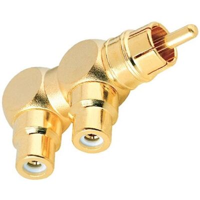 AudioQuest M22F-HRD Zmiennik płci RCA - Rozdzielacz RCA AudioQuest M22F-HRD Zmiennik płci RCA - Rozdzielacz RCA