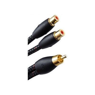 AudioQuest M22F-FLX-X hochwertiges RCA-Audiokabel - Schwarz AudioQuest M22F-FLX-X hochwertiges RCA-Audiokabel - Schwarz