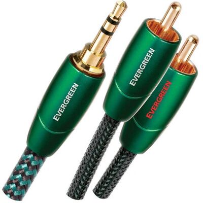 Kabel AudioQuest Evergreen 3,5mm do RCA - 3m Kabel AudioQuest Evergreen 3,5mm do RCA - 3m