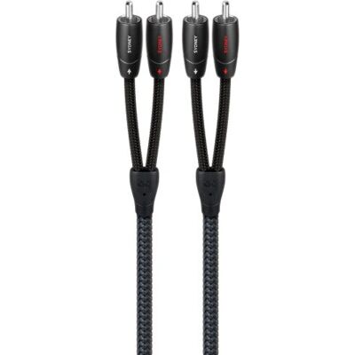 AudioQuest Sydney RCA Audio-Kabel - Schwarz AudioQuest Sydney RCA Audio-Kabel - Schwarz