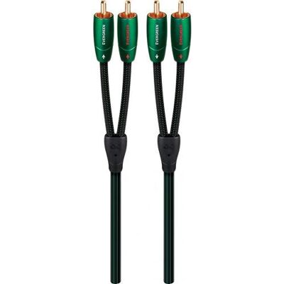 AudioQuest Evergreen RCA audio cable - 8m - Black AudioQuest Evergreen RCA audio cable - 8m - Black