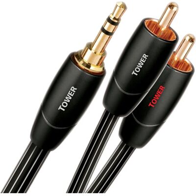 AudioQuest 0,6 m Kupfer 3,5 mm zu RCA Audiokabel - Schwarz AudioQuest 0,6 m Kupfer 3,5 mm zu RCA Audiokabel - Schwarz
