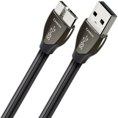 AudioQuest 0,75 m Carbon Micro-USB 3.0 USB Kabel - Schwarz AudioQuest 0,75 m Carbon Micro-USB 3.0 USB Kabel - Schwarz