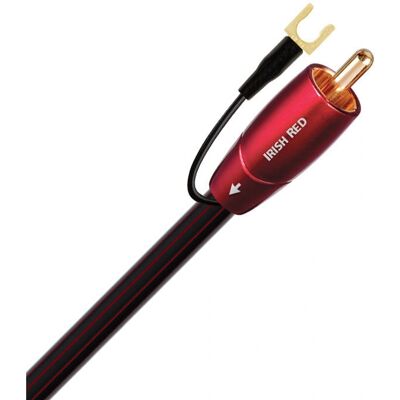 Câble audio RCA Irish Red noir de AudioQuest - 8m - Publicité Câble audio RCA Irish Red noir de AudioQuest - 8m - Publicité