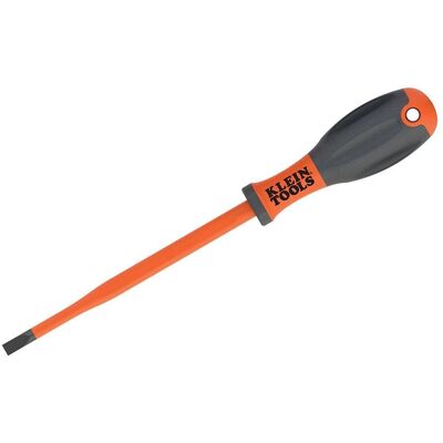 Klein Tools Screwdriver - Flat Head 6.5mm - VDE Approved Klein Tools Screwdriver - Flat Head 6.5mm - VDE Approved