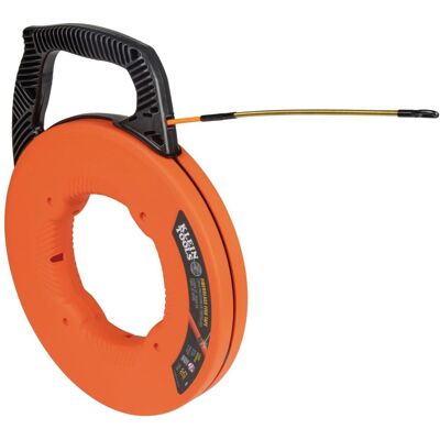 Klein Tools Fiberglass Tape Measure - 15.2m Spiral Guide - Retractable Klein Tools Fiberglass Tape Measure - 15.2m Spiral Guide - Retractable