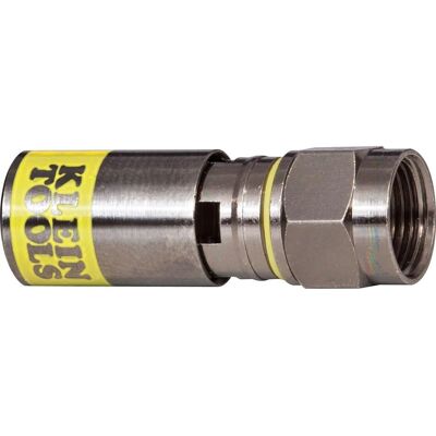 Connecteurs coaxiaux Klein Tools VDV812-606 RG6 - 10 pièces Connecteurs coaxiaux Klein Tools VDV812-606 RG6 - 10 pièces