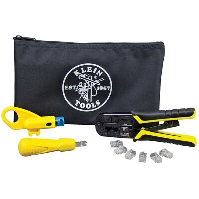 Klein Tools VDV026-212 - Crimping Tool, Modular Cable Set Klein Tools VDV026-212 - Crimping Tool, Modular Cable Set
