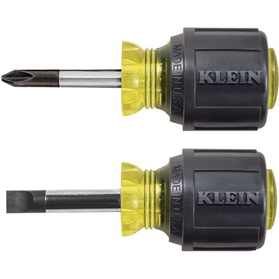 Klein Tools 85071 Juego compacto de destornilladores Phillips y planos - Destornillador manual Klein Tools 85071 Juego compacto de destornilladores Phillips y planos - Destornillador manual