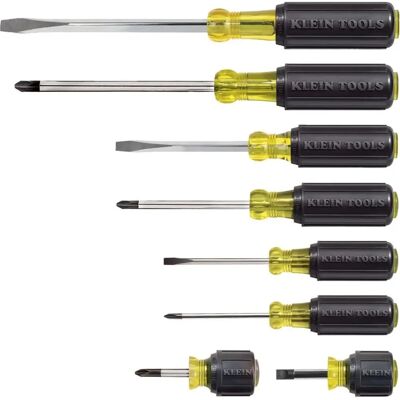 Klein Tools Compact Screwdriver Set - 8 Piece Klein Tools Compact Screwdriver Set - 8 Piece