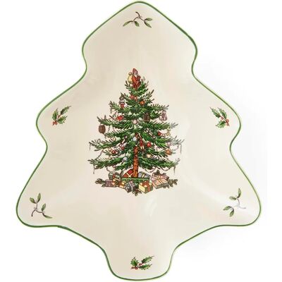 Spode Juletre Skål - Hvit - Jul & Salater Spode Juletre Skål - Hvit - Jul & Salater