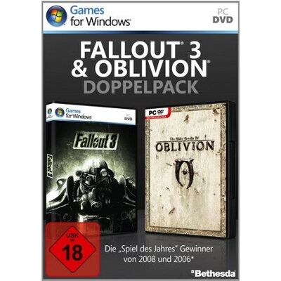 Pack Bethesda Fallout 3 & Oblivion - Jeu vidéo - Publicité Pack Bethesda Fallout 3 & Oblivion - Jeu vidéo - Publicité