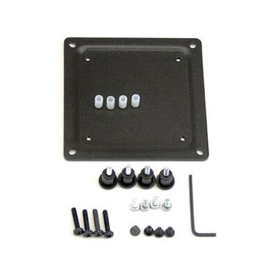 Ergotron Fekete Acél Monitor Adapterlemez - 75x75-től 100x100 mm-ig Ergotron Fekete Acél Monitor Adapterlemez - 75x75-től 100x100 mm-ig