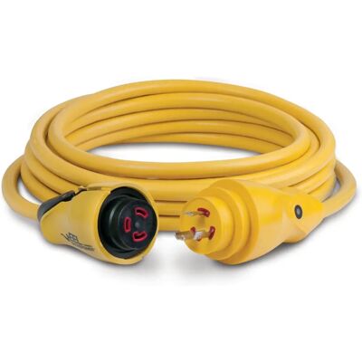 Marinco CS30-50 Yellow Shore Power Cordset - 30A 125V, 50' Marinco CS30-50 Yellow Shore Power Cordset - 30A 125V, 50'