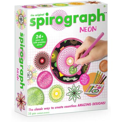 Boti Spirograph Neon - Spiral-Design-Set - Kunstspielzeug Boti Spirograph Neon - Spiral-Design-Set - Kunstspielzeug