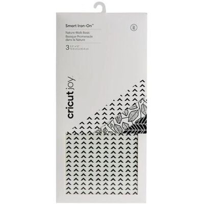 Cricut Cricut Joy Smart Iron-On Noir, Blanc - Feuilles de vinyle thermocollant Cricut Cricut Joy Smart Iron-On Noir, Blanc - Feuilles de vinyle thermocollant