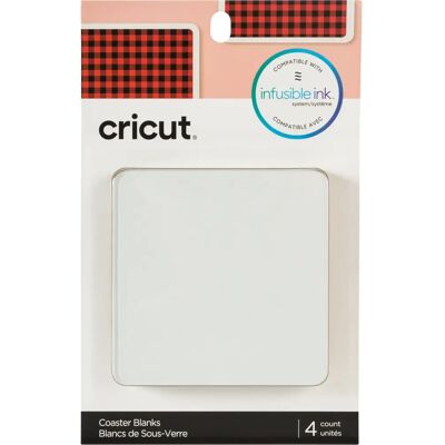 Cricut Weiß Infusible Ink Untersetzer - 4 Stück Cricut Weiß Infusible Ink Untersetzer - 4 Stück