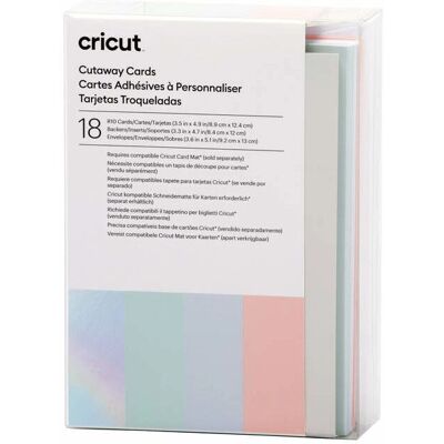 Cartoncino Cricut 18 Fogli - Carta da costruzione Cartoncino Cricut 18 Fogli - Carta da costruzione