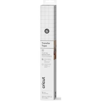 Nastro di trasferimento Cricut - 1,2 m, Trasparente, per vinile Nastro di trasferimento Cricut - 1,2 m, Trasparente, per vinile