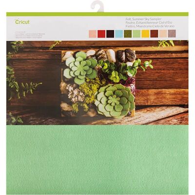 Cricut Modell 2003829 - Filz für Schneideplotter - Sommerhimmel Zubehör Cricut Modell 2003829 - Filz für Schneideplotter - Sommerhimmel Zubehör