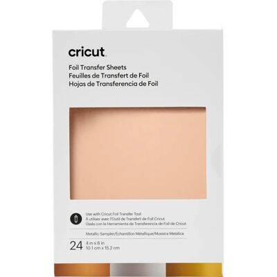 Papier de transfert Cricut - Feuilles de foil multicolores 15,2x10,1cm - Publicité Papier de transfert Cricut - Feuilles de foil multicolores 15,2x10,1cm - Publicité