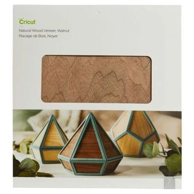 Cricut Walnuss-Holzfurnier - 2 Blätter für Bastelarbeiten Cricut Walnuss-Holzfurnier - 2 Blätter für Bastelarbeiten