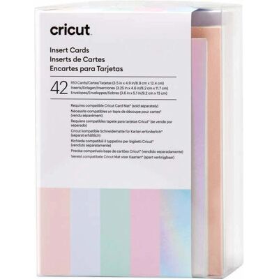 Cricut R10 Einlegekarten - 42 Blatt Cricut R10 Einlegekarten - 42 Blatt