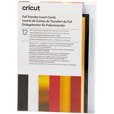 Cricut Marke Modell Folienübertragungs Karten - Karton Cricut Marke Modell Folienübertragungs Karten - Karton