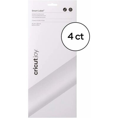 Marca Cricut Modello 2010000 - Etichetta autoadesiva - Bianco - 4 pezzi Marca Cricut Modello 2010000 - Etichetta autoadesiva - Bianco - 4 pezzi