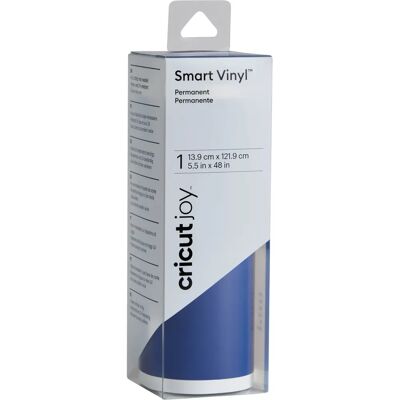 Vinilo Permanente Cricut Joy - Azul 121.9x13.9cm - Lámina de vinilo Vinilo Permanente Cricut Joy - Azul 121.9x13.9cm - Lámina de vinilo