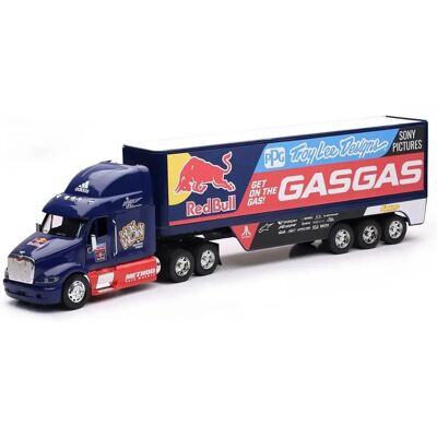 Newray Peterbilt 6x4 avec remorque Redbull - Modèle en zamac - Publicité Newray Peterbilt 6x4 avec remorque Redbull - Modèle en zamac - Publicité