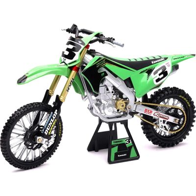 Modèle Miniature Kawasaki KX450 - Modèle de Moto - Publicité Modèle Miniature Kawasaki KX450 - Modèle de Moto - Publicité