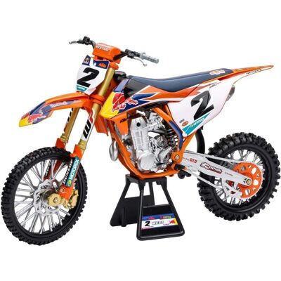 Moto KTM 450 SX-F Red Bull - Échelle 1/6 - Collection - Publicité Moto KTM 450 SX-F Red Bull - Échelle 1/6 - Collection - Publicité