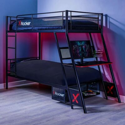 X Rocker - 2021110 - Black - 90x190 cm - Bed X Rocker - 2021110 - Black - 90x190 cm - Bed