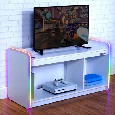 X Rocker - Electra - White - 42in TV Unit X Rocker - Electra - White - 42in TV Unit