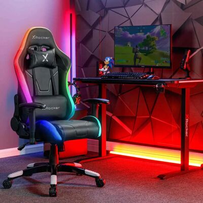 Sedia da gioco X Rocker 2023028 - Nera Sedia da gioco X Rocker 2023028 - Nera