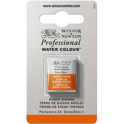 Winsor & Newton Aquarelle Professionnelle Sienne Brûlée - Demi-Pan - Publicité Winsor & Newton Aquarelle Professionnelle Sienne Brûlée - Demi-Pan - Publicité