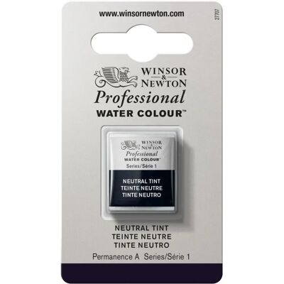 Winsor & Newton Aquarelle Professionnelle - Moitié de Panneau - Neutre Teinte - Série 1 - Publicité Winsor & Newton Aquarelle Professionnelle - Moitié de Panneau - Neutre Teinte - Série 1 - Publicité