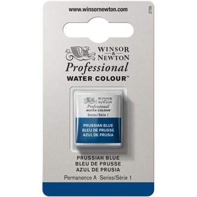 Winsor & Newton Bleu de Prusse - Half Pan Aquarelle - Publicité Winsor & Newton Bleu de Prusse - Half Pan Aquarelle - Publicité