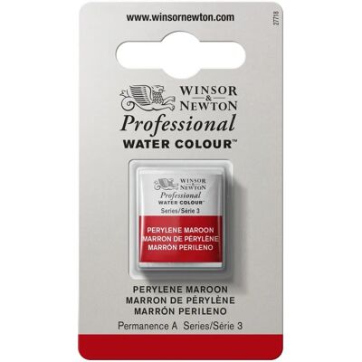 Winsor & Newton Acquerello Professionale Mezza Padella - Perylene Maroon Winsor & Newton Acquerello Professionale Mezza Padella - Perylene Maroon