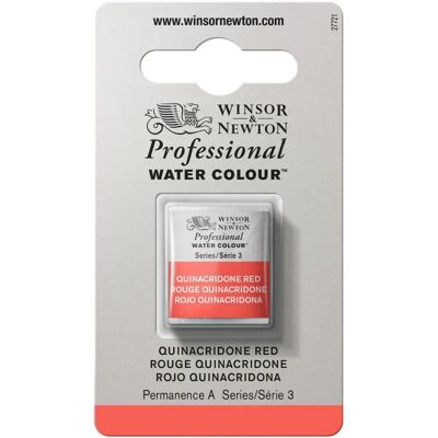 Winsor & Newton Professional Watercolour Half Pan - Quinacridone Red Winsor & Newton Professional Watercolour Half Pan - Quinacridone Red