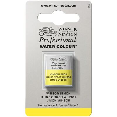Winsor & Newton Aquarelle Professionnelle - Pastille Moitié - Citron Winsor - Publicité Winsor & Newton Aquarelle Professionnelle - Pastille Moitié - Citron Winsor - Publicité