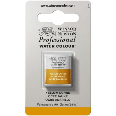 Winsor & Newton Peinture Aquarelle Professionnelle en Demi-Pan - Ocre Jaune - Publicité Winsor & Newton Peinture Aquarelle Professionnelle en Demi-Pan - Ocre Jaune - Publicité